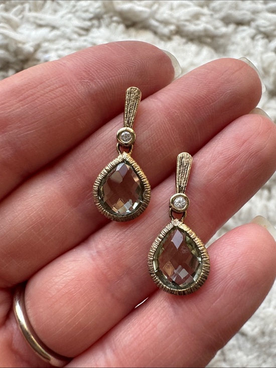 Jewelry - Plated Sterling Tear Drop Earrings‎